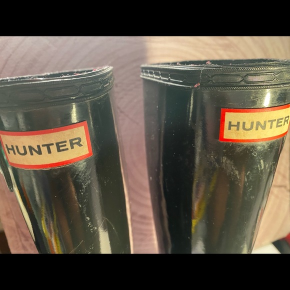 Hunter Original High Gloss Waterproof Rain Boots - Picture 6 of 9
